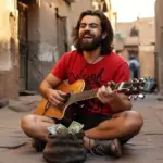 كلمات أغنية أنا بشحت بالجيتار - علي رؤوف